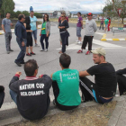 Trabajadores de Vitro en una de las protestas de hace días.