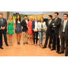 La gran familia de Castilla y León Televisión, reunida para presentar las novedades de la parrilla televisiva.