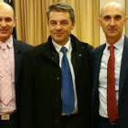 Maraña, Bueno y Fdez., ayer en el Congreso