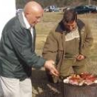 Chorizos y costillas a la plancha, otra forma de amenizar la mañana