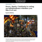 Captura del artículo de Carles Puigdemont en The Washington Post.