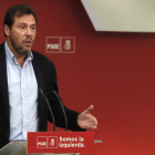 El portavoz de la Ejecutiva del PSOE, Óscar Puente. F. ALVARADO