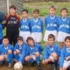 Formación del equipo del Sport Bernesga que milita en la categoría benjamín