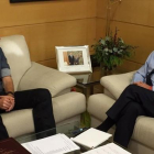 Encuentro entre Pablo Iglesias y Miguel Ángel Revilla.
