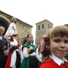 La Virgen sale hoy del santuario.