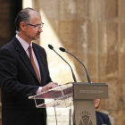 Luis Fuentes, en una foto de archivo, hizo ayer pública una declaración institucional. FERNANDO OTERO