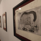 La muestra reúne grabados de los años ochenta. L. DE LA MATA