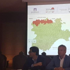 La presentación del plan se realizó en el salón de plenos del Ayuntamiento de Cistierna. CAMPOS