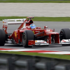 Alonso no pudo sacar más rendimiento a su Ferrari.