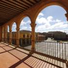 El amplio mirador del palacio de Grajal, una de las novedades que Hernando de Vega y su familia importó de Italia. MARCIANO PÉREZ