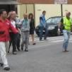 F.D.G, conducido por agentes de la Guardia Civil, ayer en Bembibre