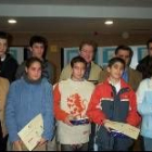 Los premiados de San Andrés, Villaquilambre y León, junto con autoridades