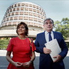 El portavoz del PP en el Senado, José Manuel Barreiro, y la portavoz adjunta, Rosa Vindel.