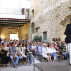 Un momento de la conferencia pronunciada ayer en el castillo de Corullón.