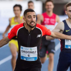 El leonés Saúl Ordóñez disputará hoy la final de 1.500. J. PÉREZ