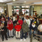 Imagen de varios integrantes de la comitiva peregrina de la Fundación Lescer.