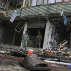 Al menos 34 muertos y un centenar de heridos en un atentado de Afganistán.