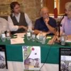Un momento de la participación de Merino en la sesión cultural