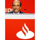 Botín, durante su intervención ante la junta de accionistas