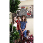 Marta (Dama), Samuel, Verónica (Xana) y Zihara (Xanina).