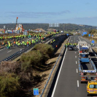 Corte de tráfico en la A-5 a la altura de Almendralejo.
