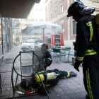 Los bomberos de León, en una de sus intervenciones.