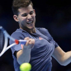 Dominic Thiem, en su partido ante Monfils.
