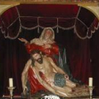 La Piedad, del escultor Gregorio Fernández, una de las joyas que alberga la iglesia de Santa María