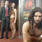 Juan Pablo Valadés durante la presentación de un musical