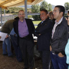 Los concejales del gobierno municipal arroparon al alcalde en la entrega de premios de la feria. CAMPOS