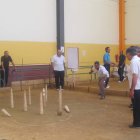 Los participantes durante una de las partidas en Boñar.