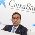 Gonzalo Gortázar presenta los resultados de CaixaBank del primer trimestre del 2019.