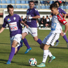 Valentín, autor de un gol, durante el amistoso de ayer.