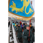 Marcha en Kiev a favor de la paz entre Ucrania y Rusia. SERGEY DOLZHENKO