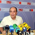 Francisco Ramos, en su comparecencia ante los medios en Valladolid