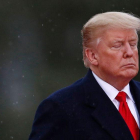 El presidente estadounidense, Donald Trump, en París en el acto del Centenario del armisticio de la Primera Guerra Mundial.