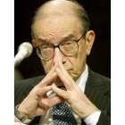 Alan Greenspan, durante su comparecencia ayer ante el Senado