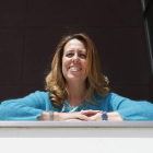 Ana Muñoz se estrena en la Real Federación Española de Fútbol. JESÚS F. SALVADORES