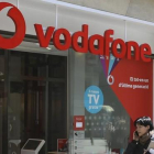 Tienda de Vodafone en Portal de lÀngel (Barcelona).