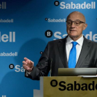 El presidente de Banc Sabadell, Josep Oliu.
