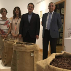 Casado, Cobos, García y Fernández, en el Museo del Chocolate. A. VALENCIA