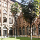 Patio del edificio del Obispado donde se instalará el Museo de la Semana Santa