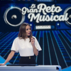 Eva Gonzalez, presentadora del nuevo concurso de TVE-1 'El gran reto musical'.