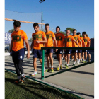 La plantilla del Atlético Astorga se une por un triunfo vital.