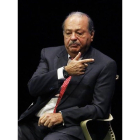 Carlos Slim, durante una conferencia en México.