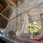 La Virgen de la Encina fue llevada a hombros hasta el altar mayor de la catedral