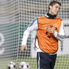 Cristiano Ronaldo en un entrenamiento.