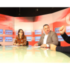 Marisa Vázquez, Silvia García Nogueiro, Eduardo Morán y Juan Carlos Franco, en el programa La Tertulia de esta semana. ANA F. BARREDO