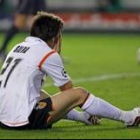 Silva se lamenta de la ocasión fallada en los instantes finales del partido