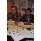 Los representantes de Stecyl, ayer en la sede de Ponferrada.